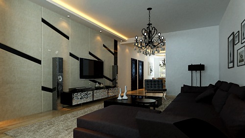 哈尔滨海富金棕榈装修效果图