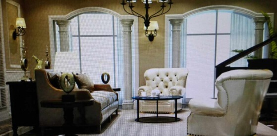 武汉锦绣长江一期3栋1单元2902室装修效果图