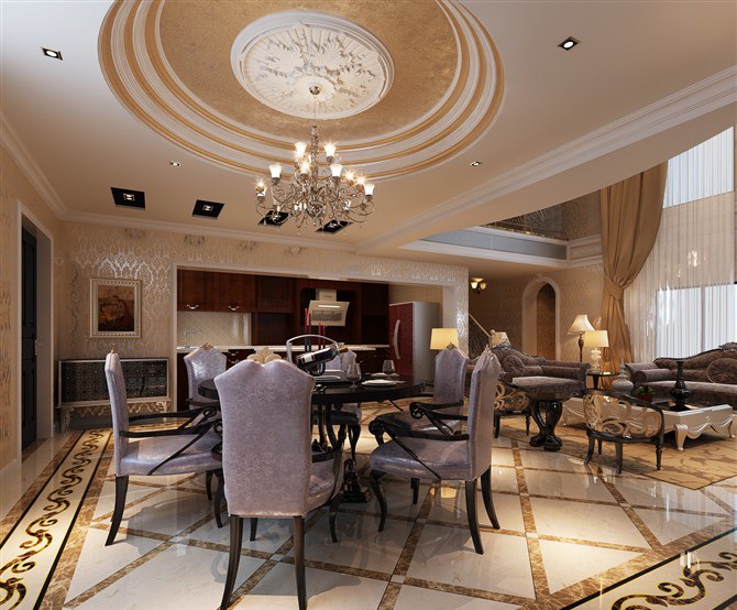 上海保利夜上海别墅2期装修效果图