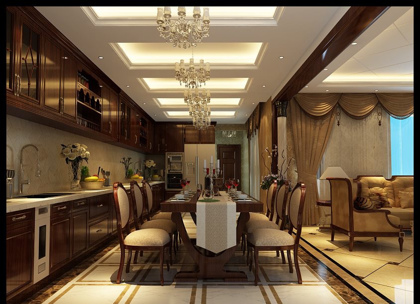 上海保利夜上海别墅2期装修效果图