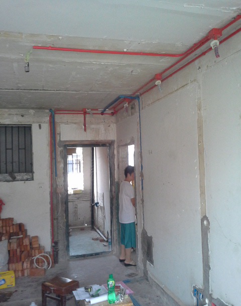 上海水电隐蔽照片装修效果图