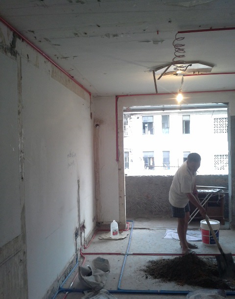 上海水电隐蔽照片装修效果图