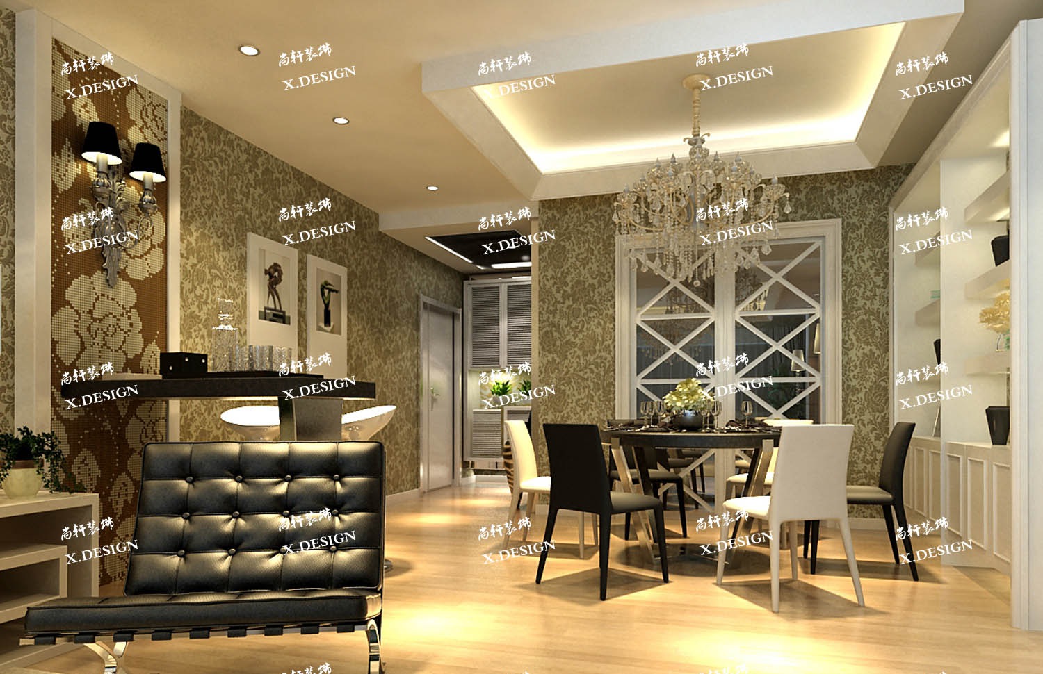 西安枫林华府装修效果图