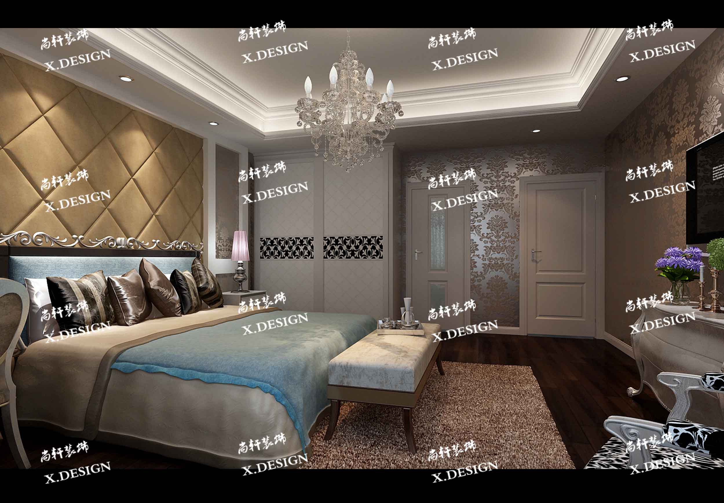 西安曲江中海铂宫装修效果图