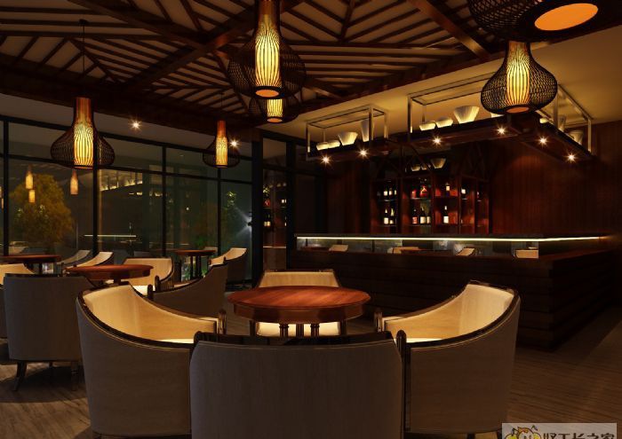 成都巴厘岛工装装修效果图