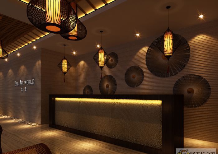 成都巴厘岛工装装修效果图