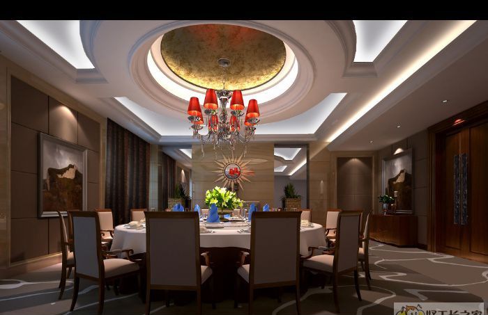 西安曲江国展餐厅装修效果图