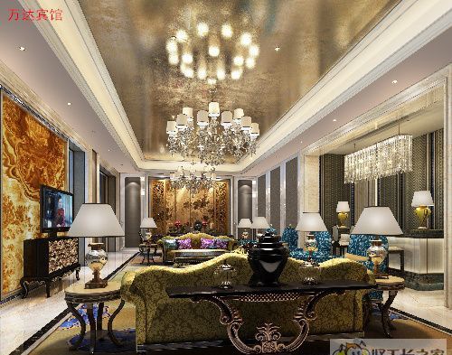 青岛哈尔滨万达宾馆(五星)装修效果图