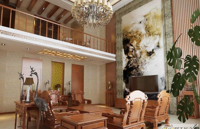 成都天祥尚府183平米装修效果图