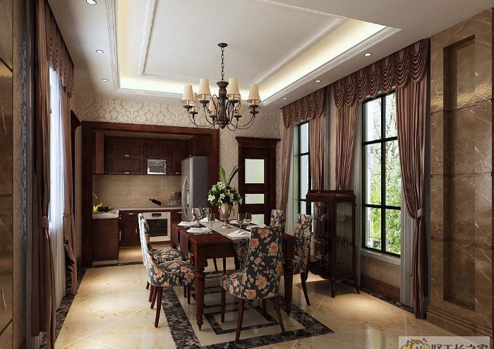 天津海河金湾公寓装修效果图