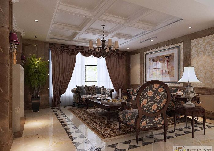 天津海河金湾公寓装修效果图