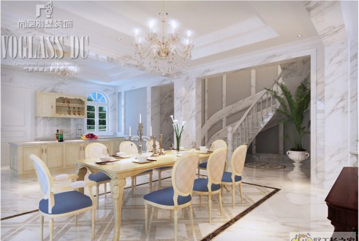 上海圣堡别墅装修效果图