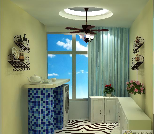 ֣���к��Ļ�԰װ��Ч��ͼ