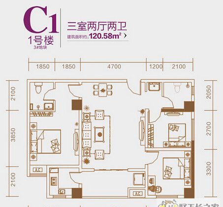 西安盛龙广场装修效果图