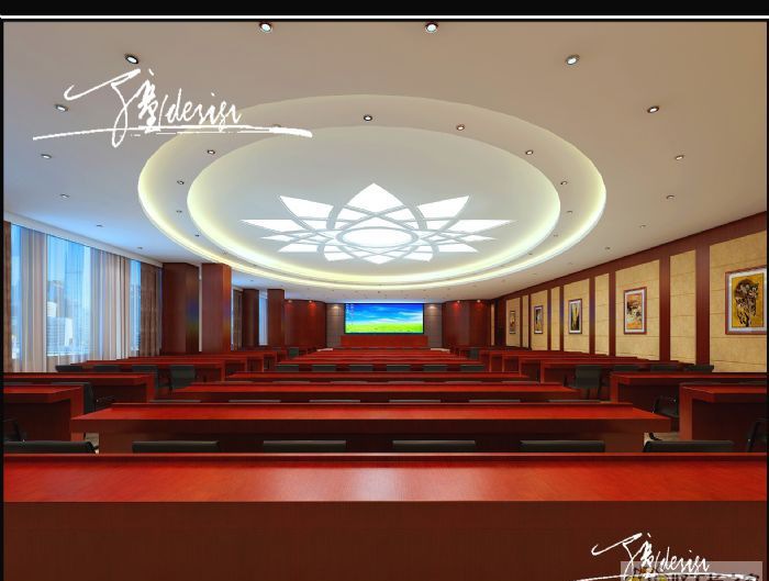 淄博齐峰造纸办公楼装修效果图