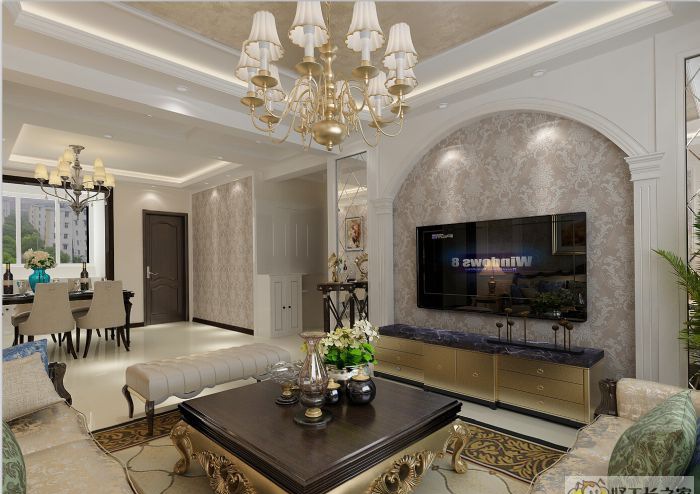淄博君临天下 欧式装修效果图