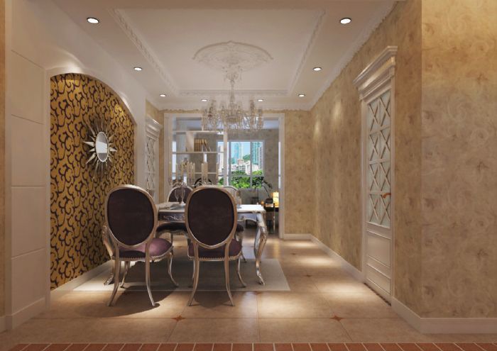 石家庄和平医学院士官学院家属楼装修效果图