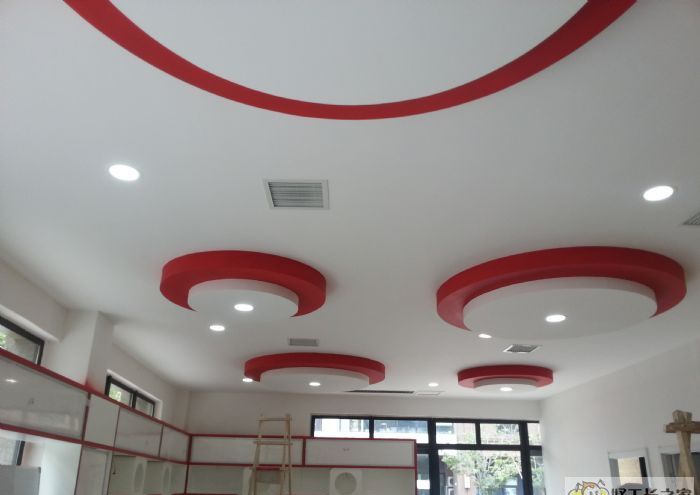 青岛旗帜奶粉旗舰店装修效果图