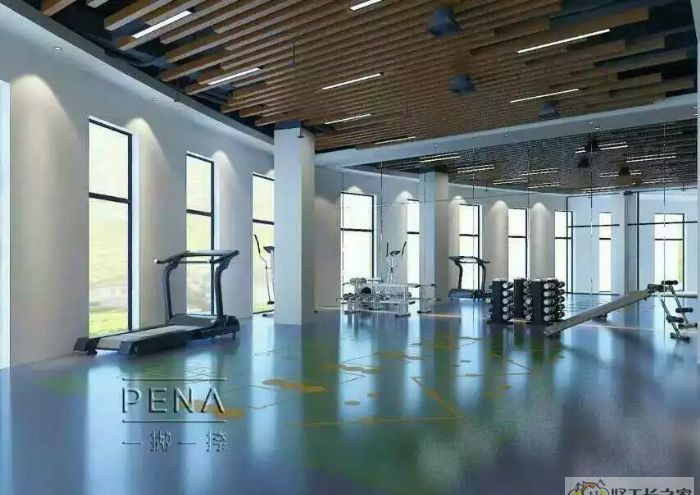 西安礼泉县凯健健身房装修效果图