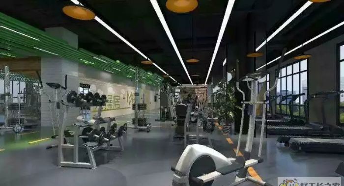 西安礼泉县凯健健身房装修效果图