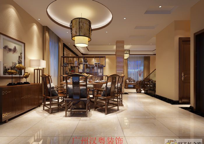 广州绿茵岛别墅装修效果图