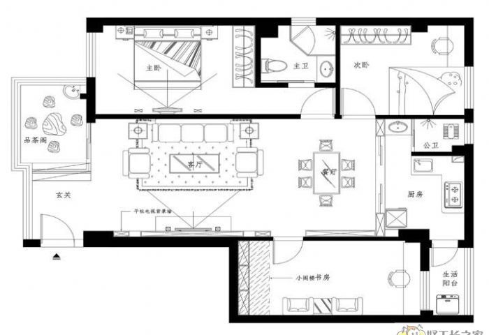 广州田心小区装修效果图