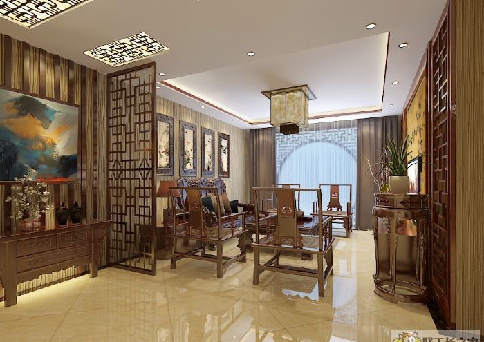 汉中汉俯公馆装修效果图