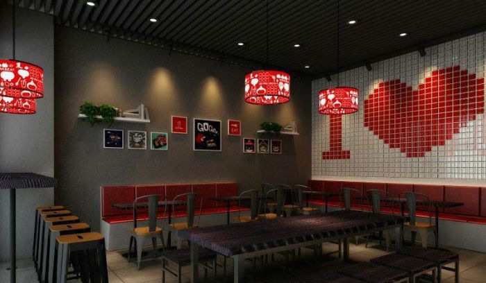 昆明雨花广场咕噜咕噜店装修效果图