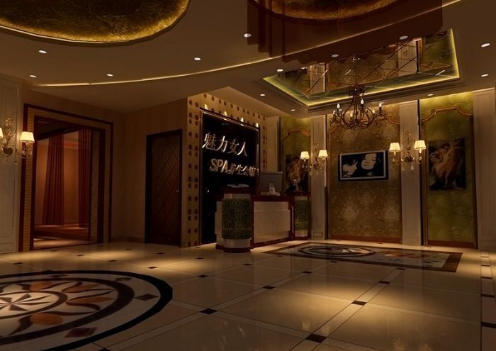 石家庄美容院装修效果图