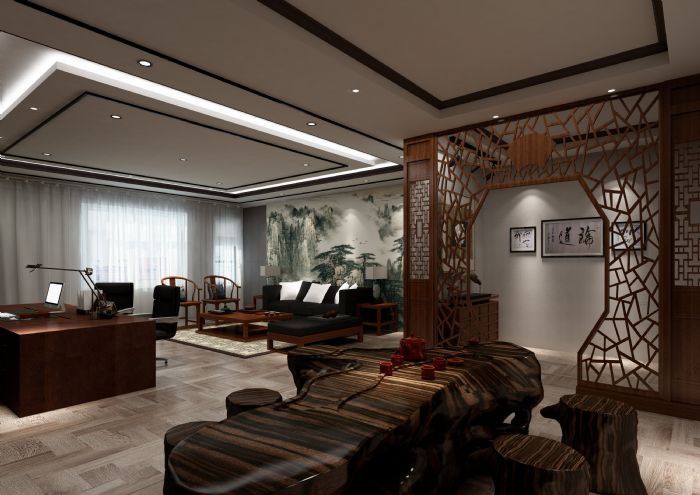 ��̨�칫��װ��װ��Ч��ͼ