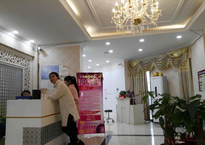 长沙260平方美容美发店装修效果图