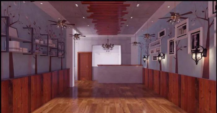 青岛咖啡馆装修效果图