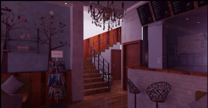 青岛咖啡馆装修效果图