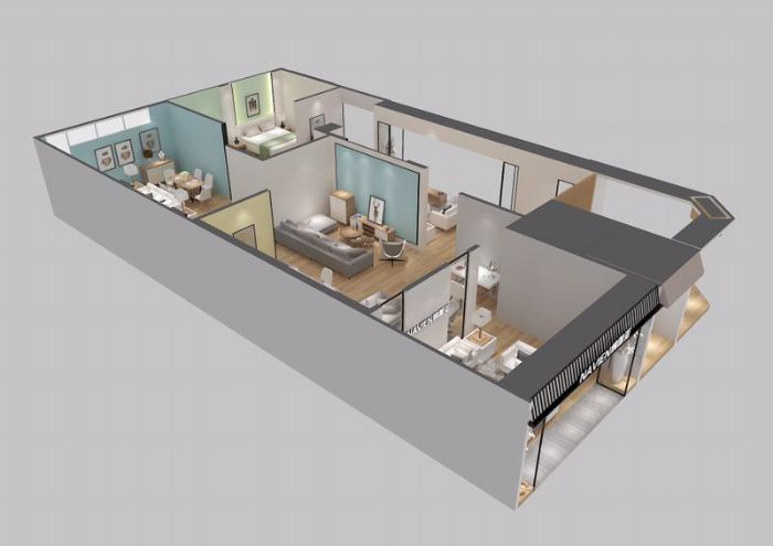 �Ϸʾ�Ȼ֮�ҡ������װ��Ч��ͼ