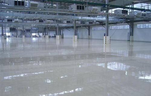 广州厂房地坪漆环氧自流平装修效果图