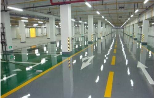 广州厂房地坪漆环氧自流平装修效果图