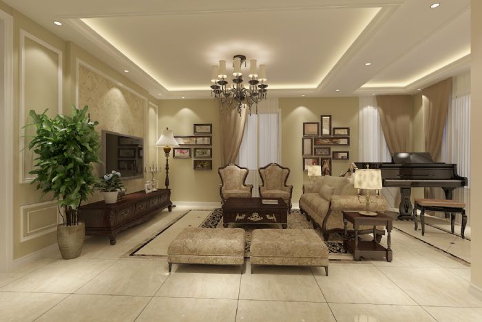 大连小平岛𡋾墅装修效果图