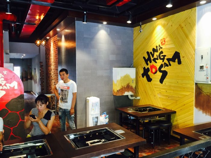 哈尔滨火筒三韩国烤肉装修效果图