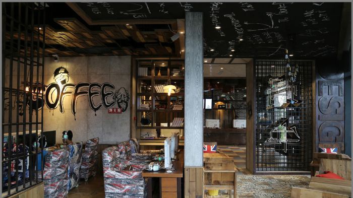 上海长宁区网咖装修效果图