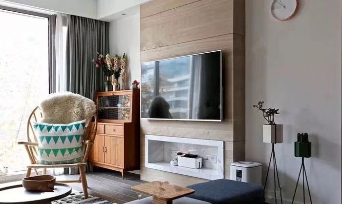 上海背景墙实拍装修效果图