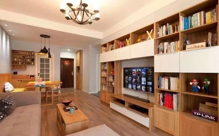 上海背景墙实拍装修效果图