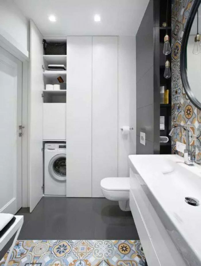 上海紧凑卫生间布局推荐装修效果图