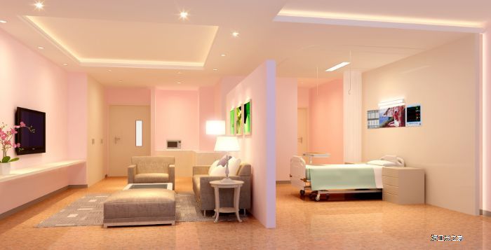 上海肺科医院:4000平方580万左右装修效果图