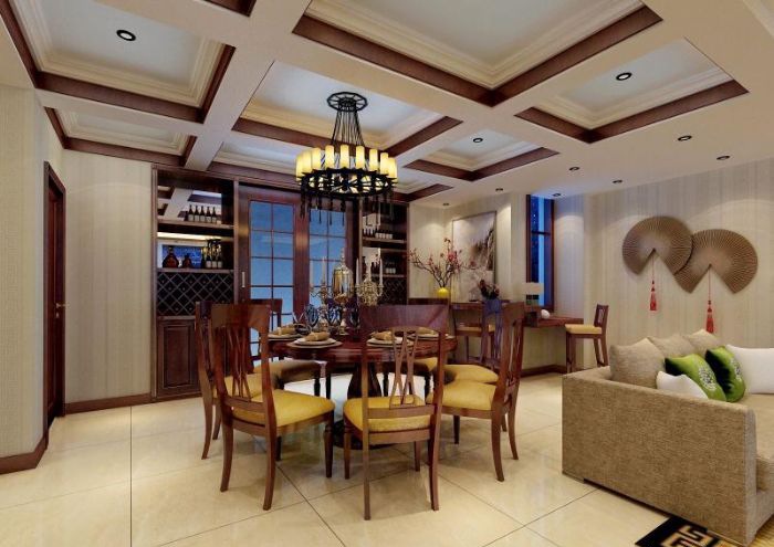 运城河津盛世家园B7-7装修效果图