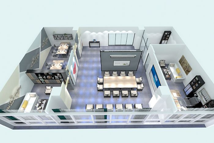 ���Ϸ������ΰ칫��װ��Ч��ͼ