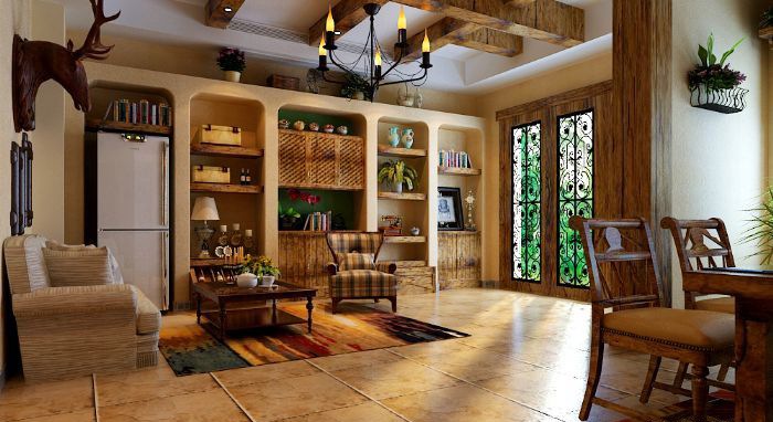 石家庄太行轩圃34#西户负一装修效果图