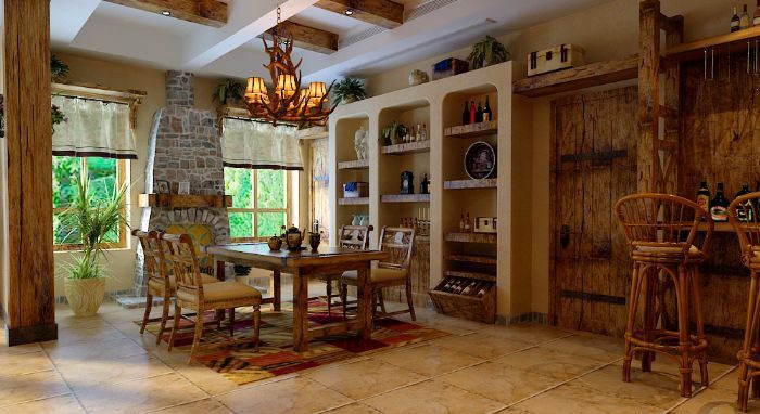 石家庄太行轩圃34#西户负一装修效果图