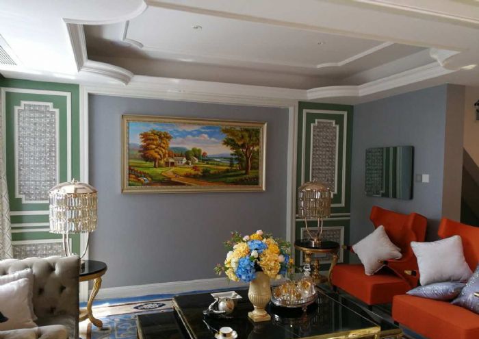 长沙昭山印象别墅样板间装修效果图