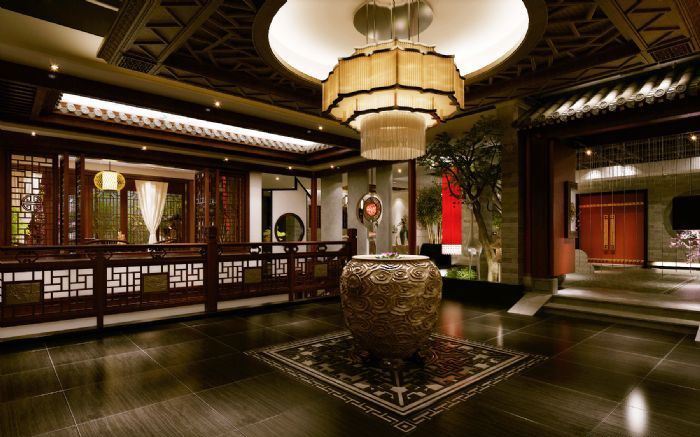 西安逸茗茶舍装修效果图