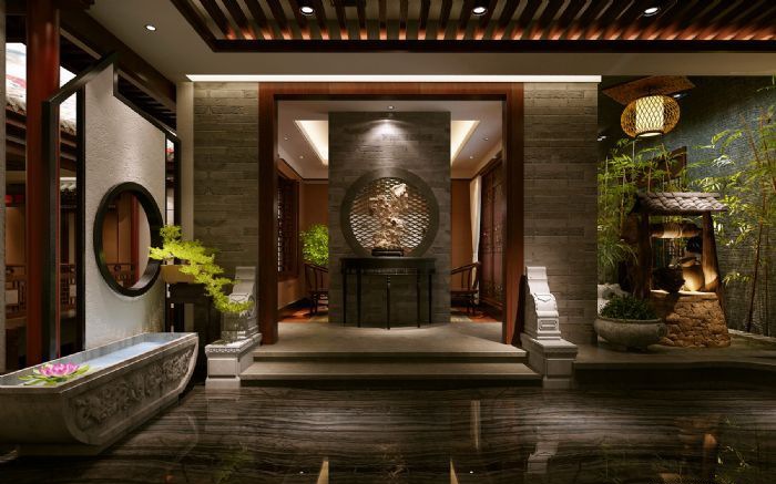 西安逸茗茶舍装修效果图